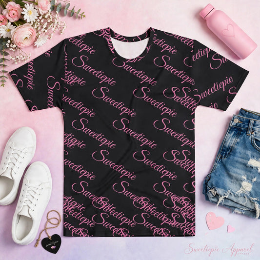 Sweetiepie Cursive Tee – Dark (Oversized)