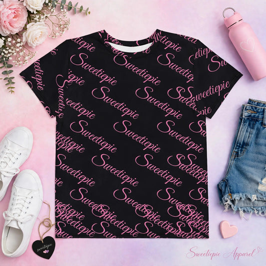 Sweetiepie Cursive Tee – Dark (Girls')