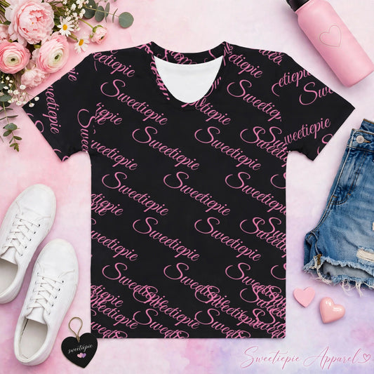 Sweetiepie Cursive Tee – Dark