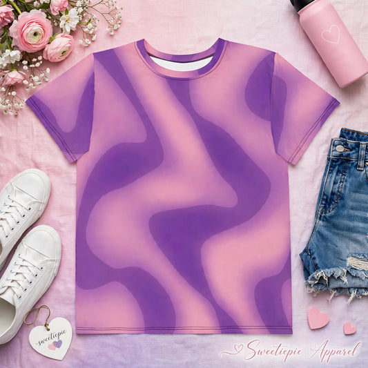 Sweetiepie Tie-Dye Tee – Pink/Purple (Girls')
