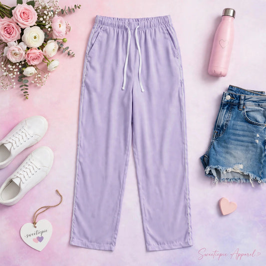 Sweetie Pie Pajama Pants - Purple