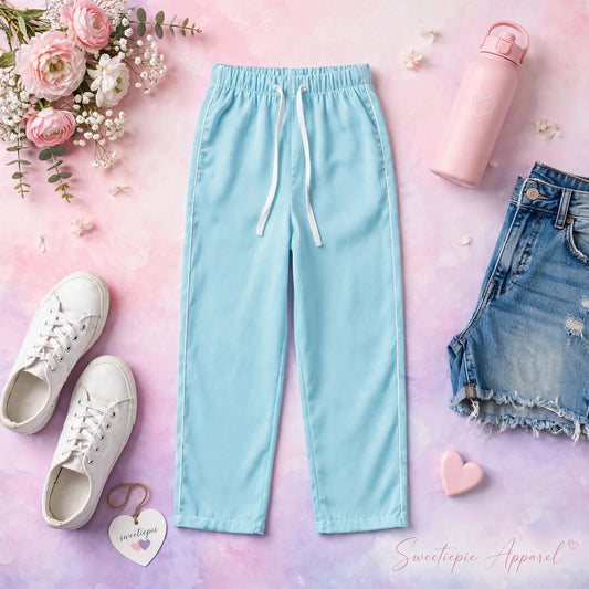 Sweetie Pie Pajama Pants - Baby Blue